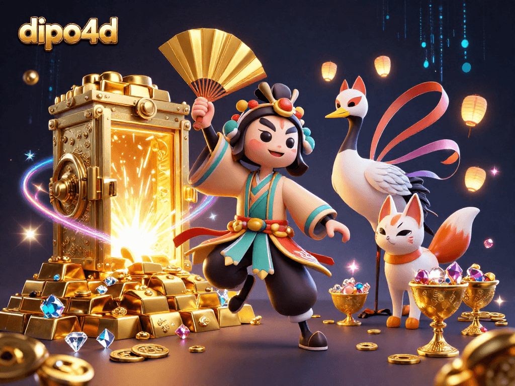 Engage with the dipo4d platform in a vibrant 3D casino universe filled with treasures and excitement.