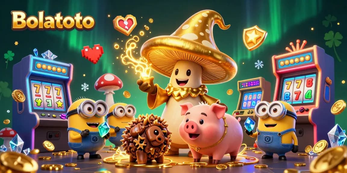 Experience the magic of Bolatoto in a vibrant casino scene filled with golden treasures and gaming excitement.