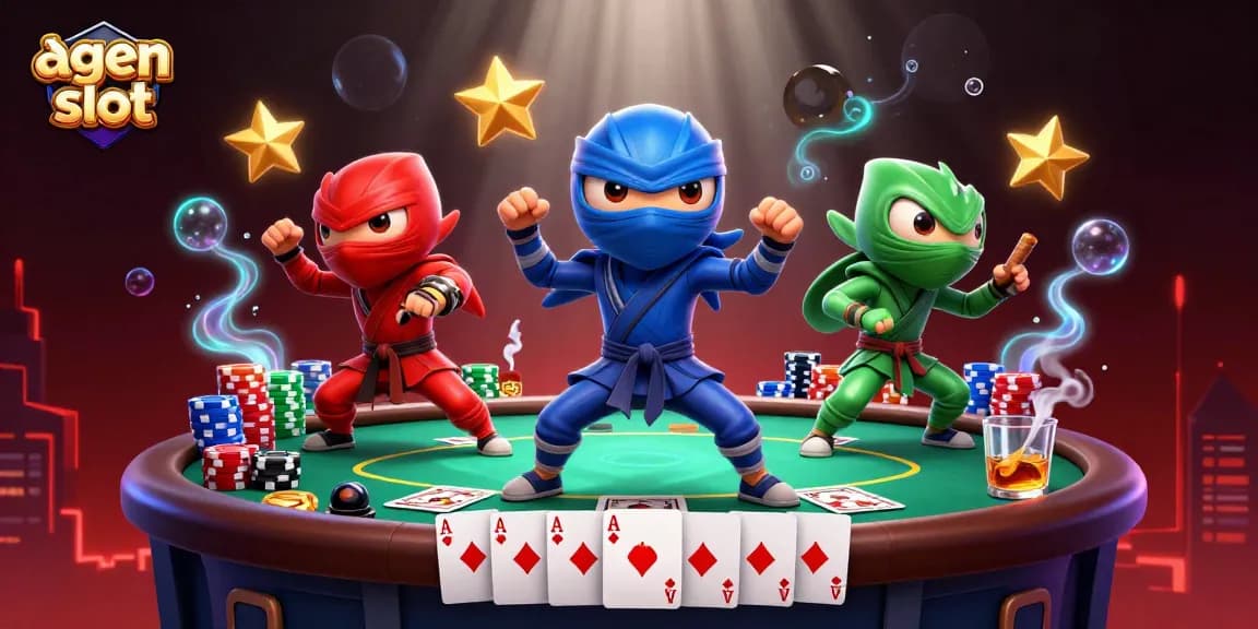 Menangkan peluang di agen slot dengan tampilan penuh aksi dari ninja chameleon.