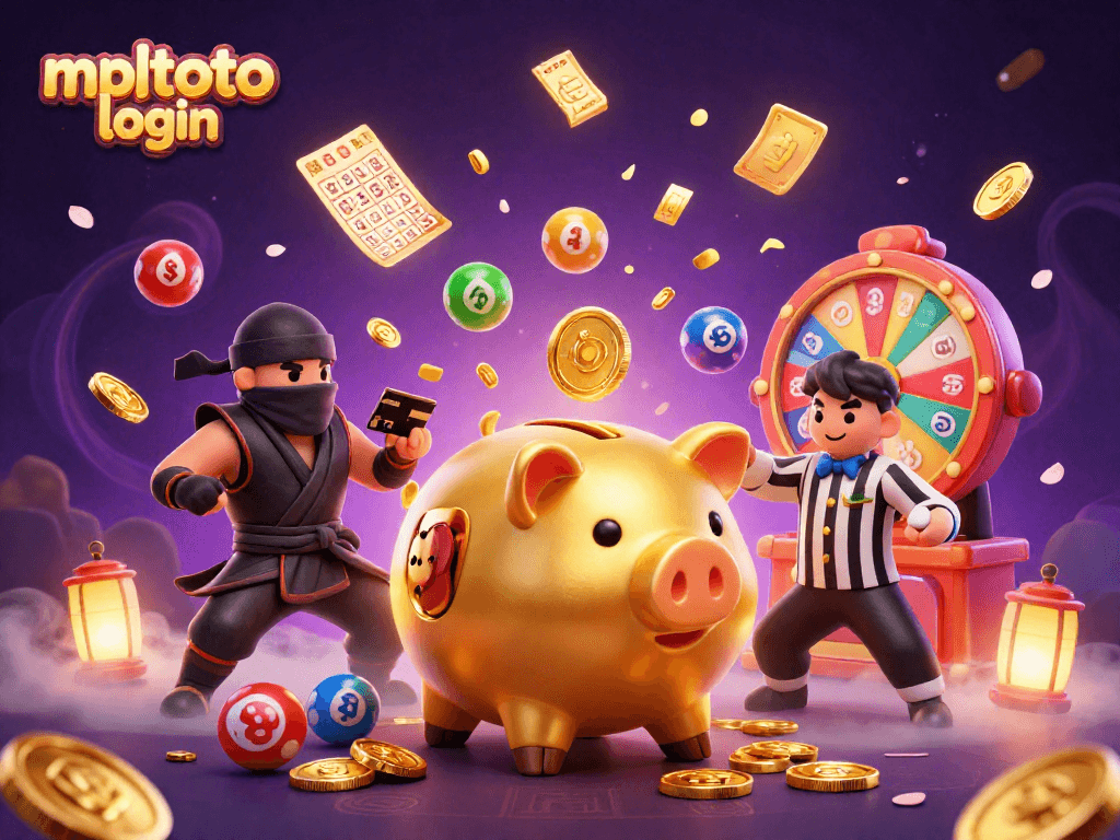 Menangkan mpltoto login dengan kartu bingo dan bola lotre di tengah uang berlimpah.