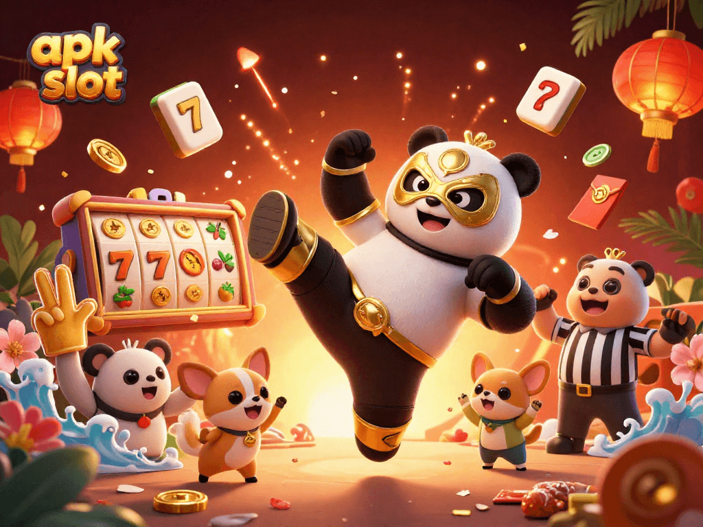 Panda bertarung di apk slot yang menawarkan permainan dengan server stabil dan login cepat.