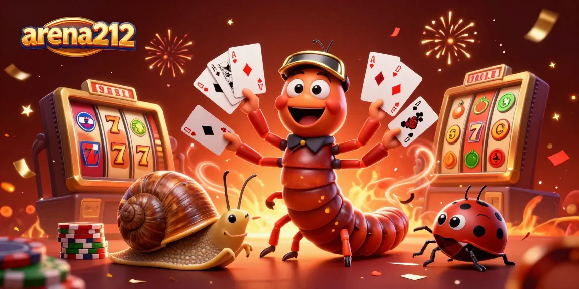 Menangkan jackpot di arena212 dengan dealer kartun dan simbol slot yang mengesankan.