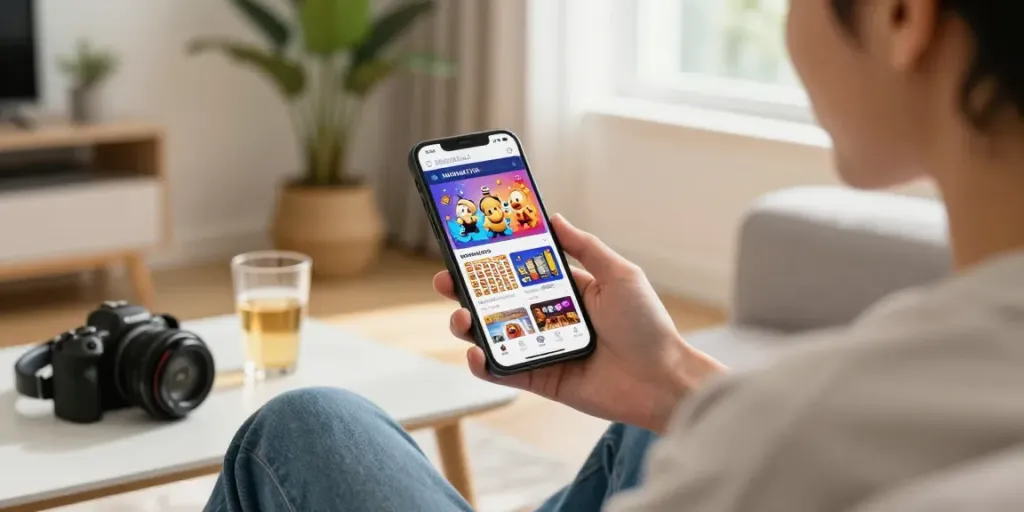 Platform NATUNATOTO menunjukkan variasi permainan lengkap di ponsel, menciptakan pengalaman bermain yang menyenangkan.
