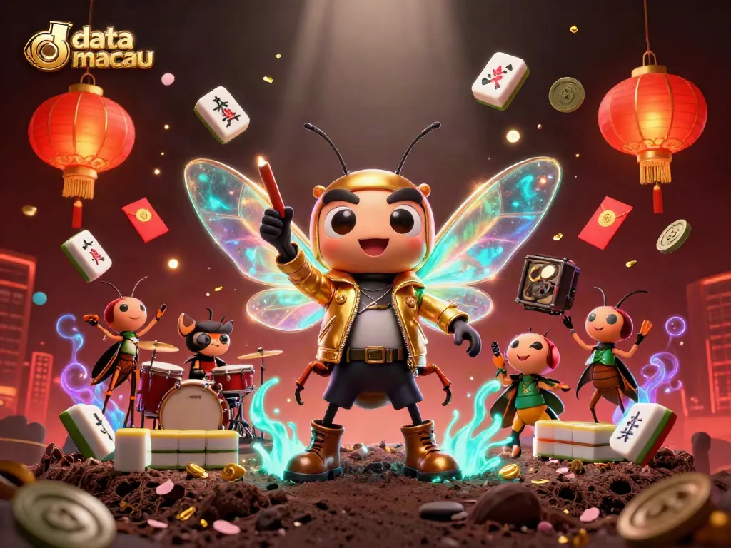 Melihat data macau secara detail dengan ilustrasi karakter kasino yang hidup dan dinamis.