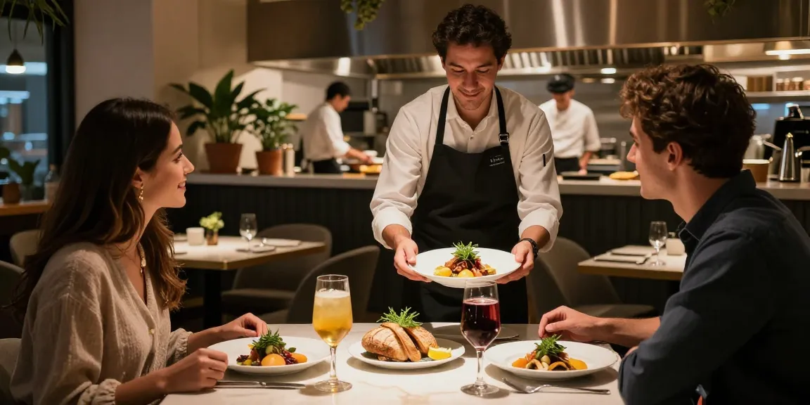 Savor delicious meals at Sydney303 Slot restaurant during a cozy evening.