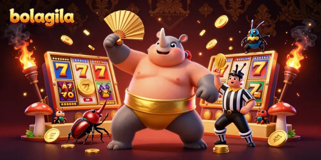 Bolagila menghadirkan aksi seru dengan juara judo kumbang yang mengeluarkan koin emas di kasino online.