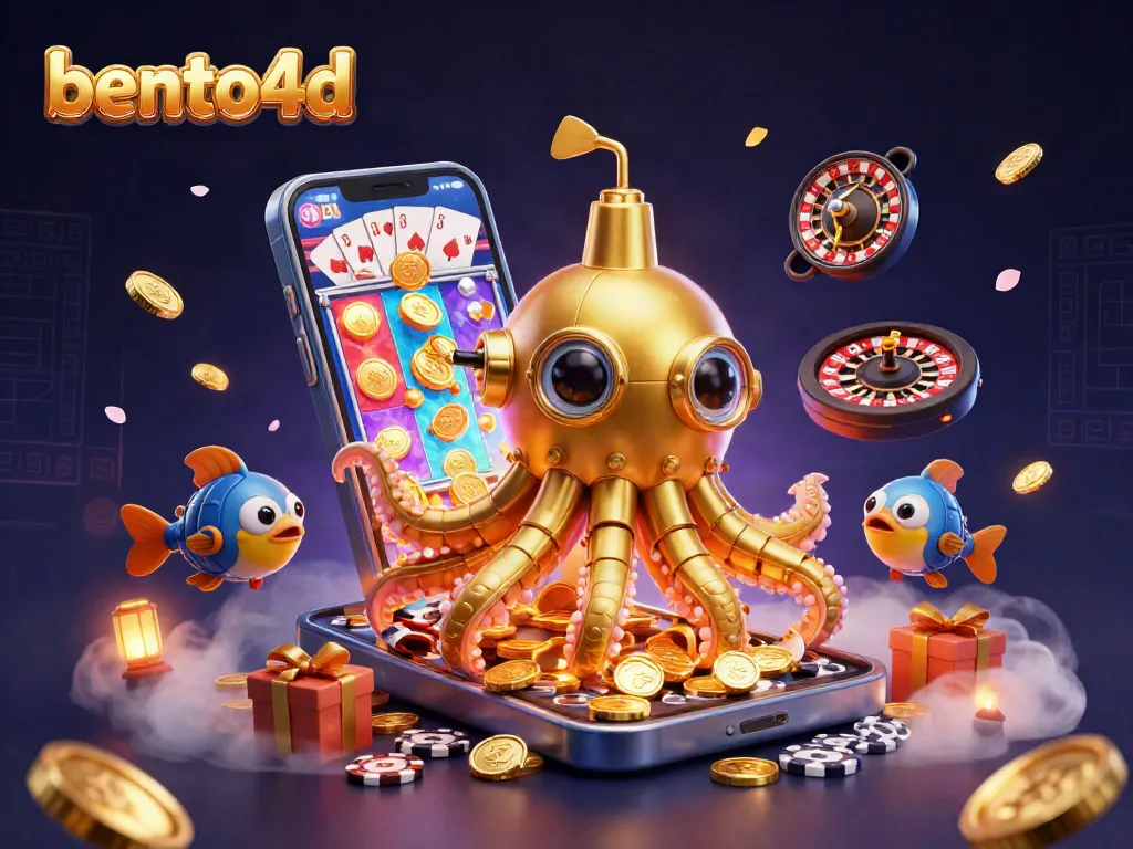 Bento4d engages players with vibrant slot games and golden coin treasures, enhancing gameplay excitement.
