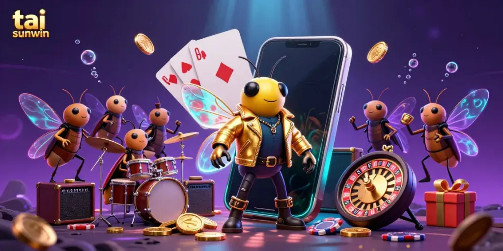 Play thrilling games at tai sunwin with dynamic action and colorful casino elements.