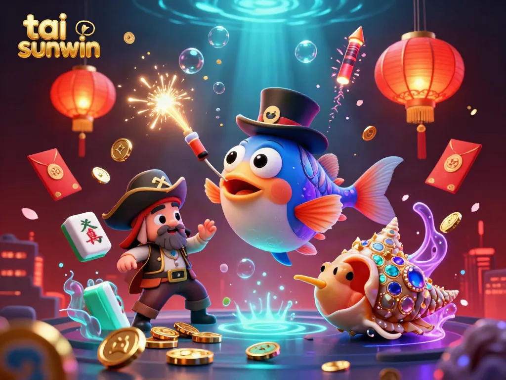 Engage in thrilling gameplay with tai sunwin featuring vibrant underwater elements and colorful motifs.