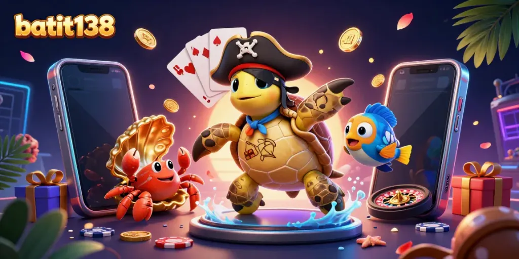 Menyemarakkan permainan slot batik138 dengan tindakan berharga dan karakter unik di bawah laut.