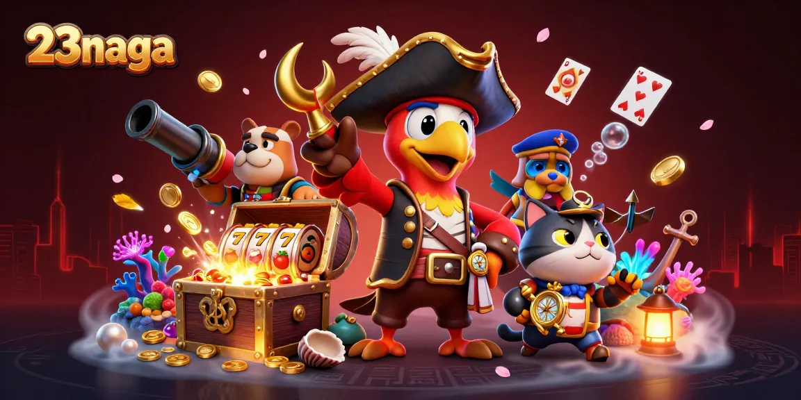 Permainan slot di 23naga menghidupkan petualangan kasino yang seru dengan karakter unik dan harta karun!