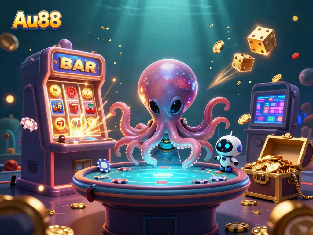 Engage with Au88 casino games featuring vibrant 3D characters and dynamic gameplay elements.