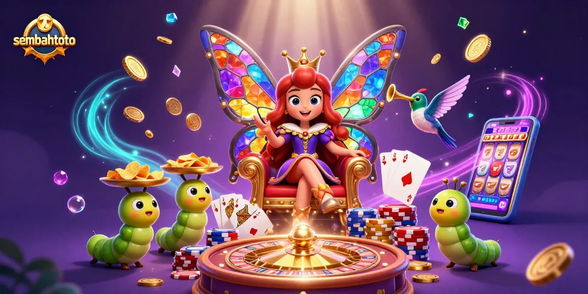 Engage in gaming excitement at sembahtoto with vibrant 3D casino visuals and lively characters.