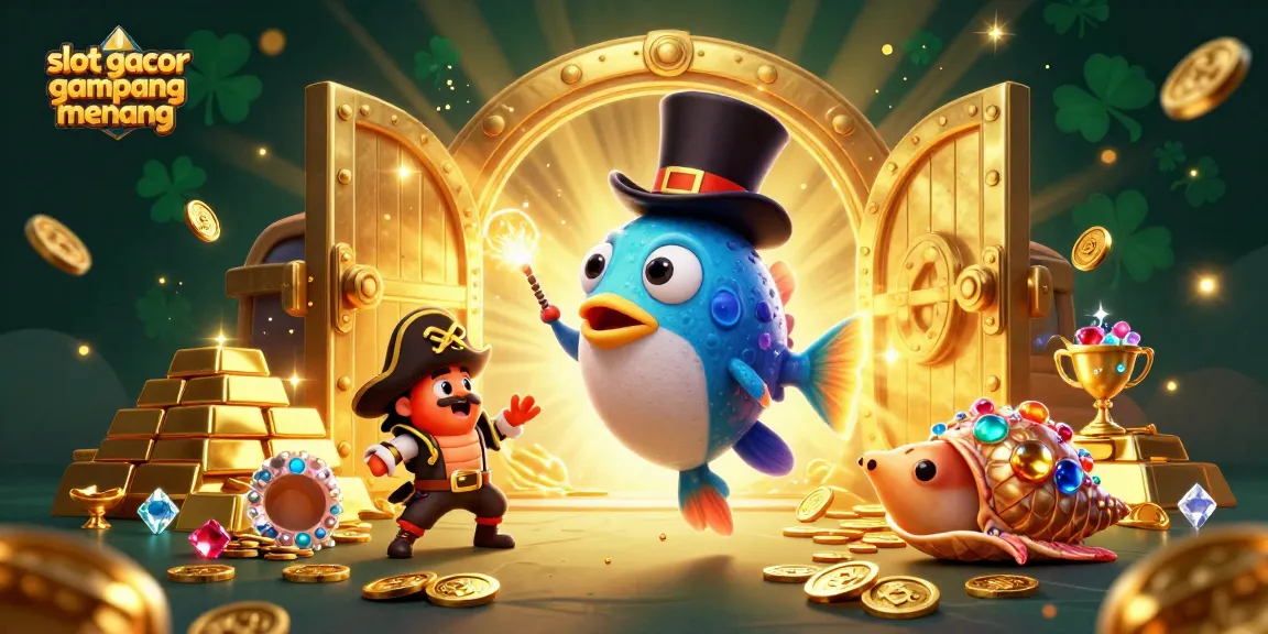 Win big playing slot gacor gampang menang with exciting characters and treasure elements!