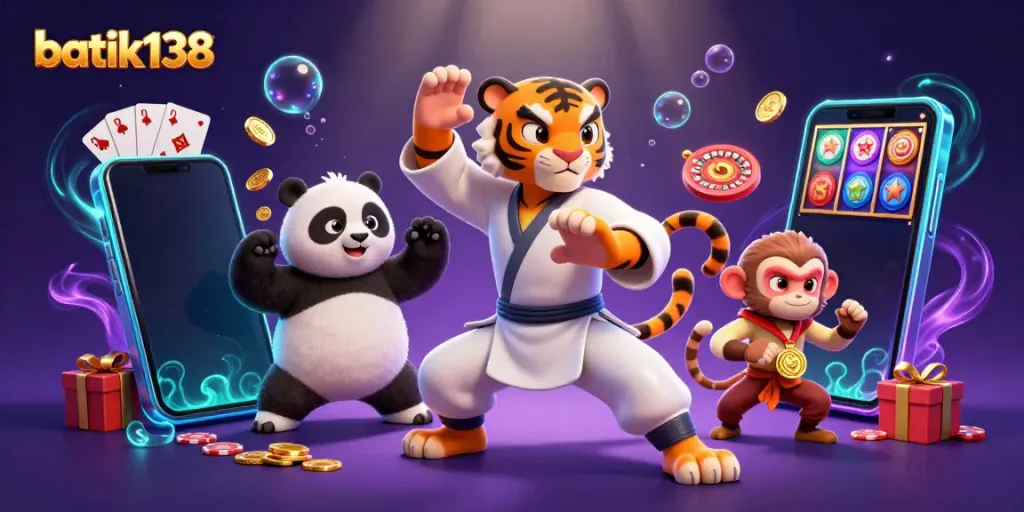 Mainkan slot menarik di batik138 dengan karakter kung fu dan slot berkilauan