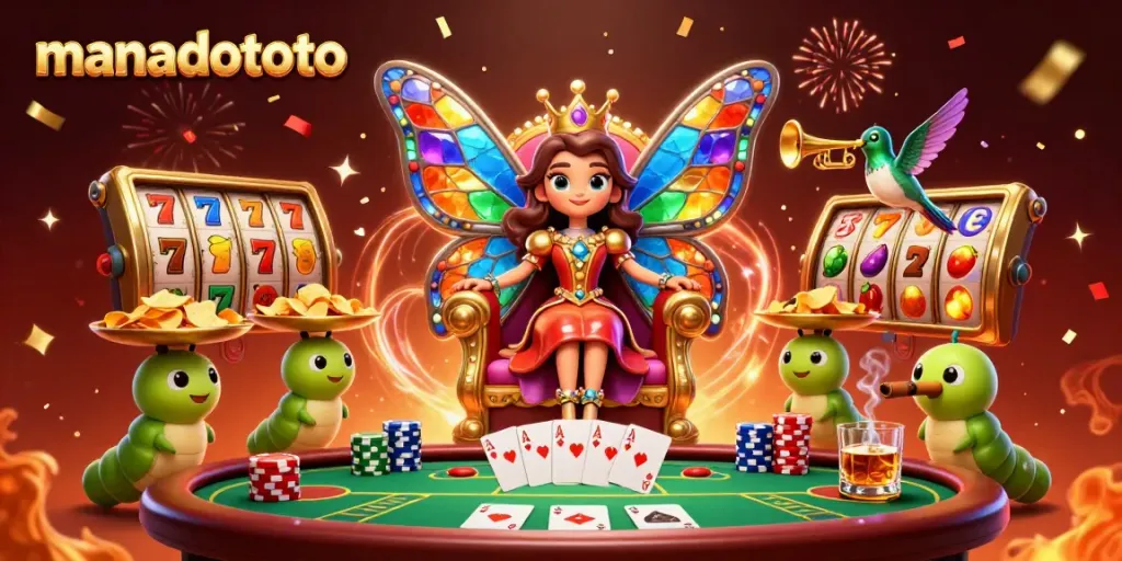 Experience thrilling games at manadototo with a fantasy-themed casino scene featuring rich visuals.