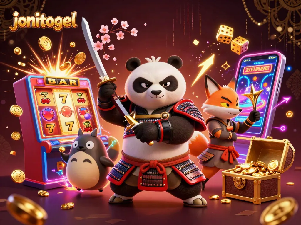 Experience excitement with jonitogel through a vibrant slot machine chaos and magical characters.