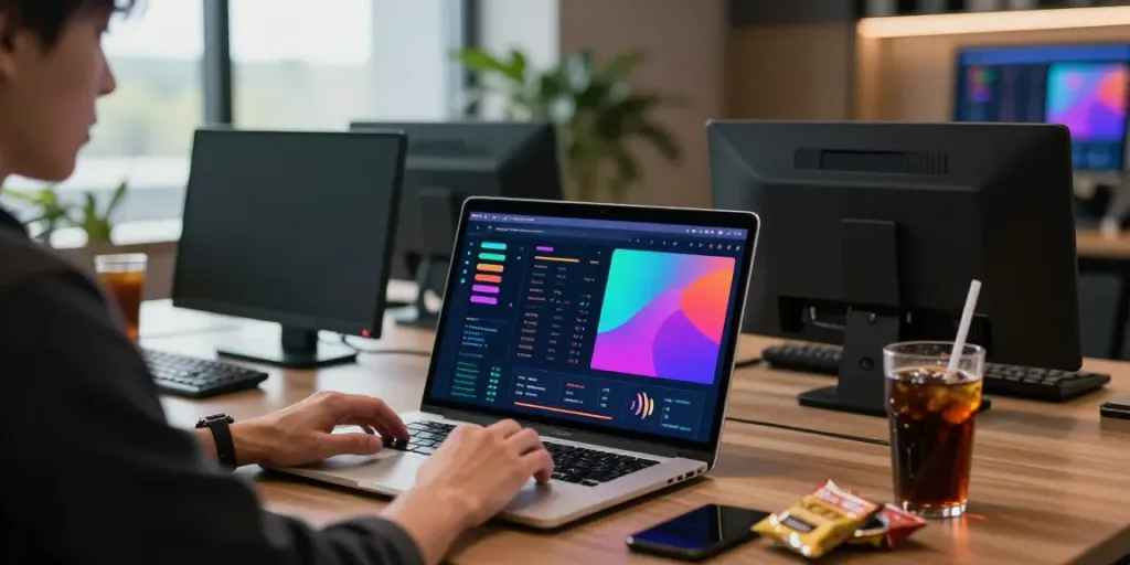 Pengalaman taruhan online KANTORBOLA dengan antarmuka digital yang dinamis.