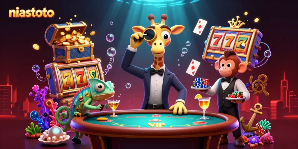 Experience winning at niastoto with a high-roller giraffe, vibrant games, and exclusive deals.