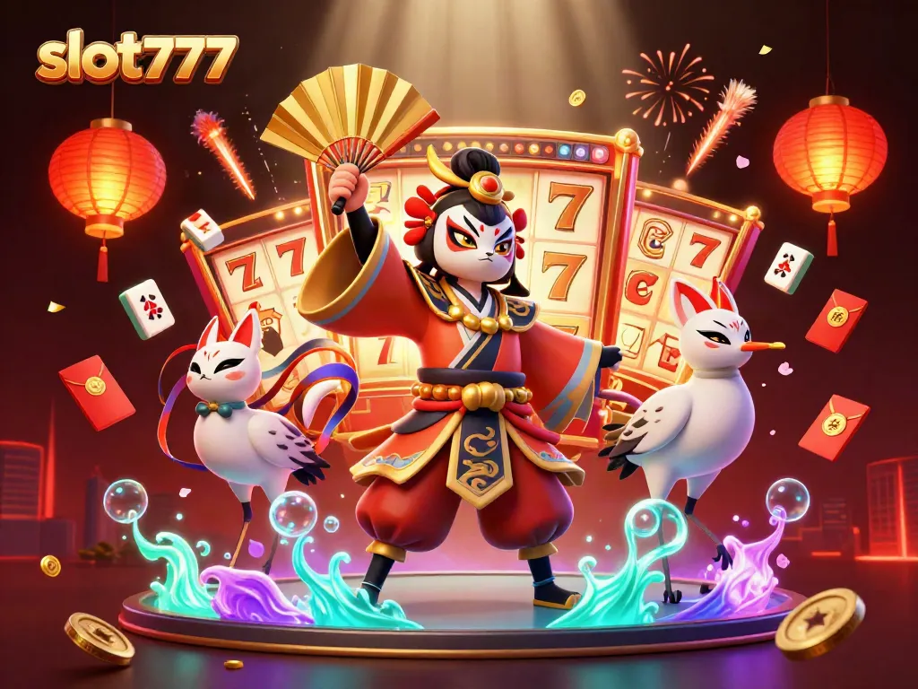 Rasakan pengalaman bermain slot777 dengan tampilan berwarna-warni dan elemen menarik lainnya.