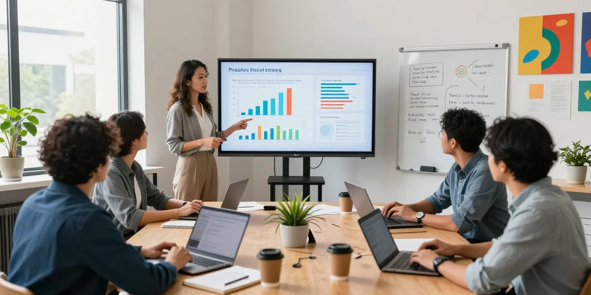 Collaboration in a modern workspace linked to generating social impact through investment.