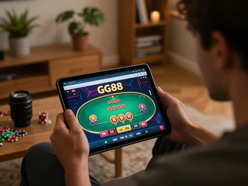 Experience the thrill of online gaming at https://gg88se.com/ with dynamic poker action in a cozy home