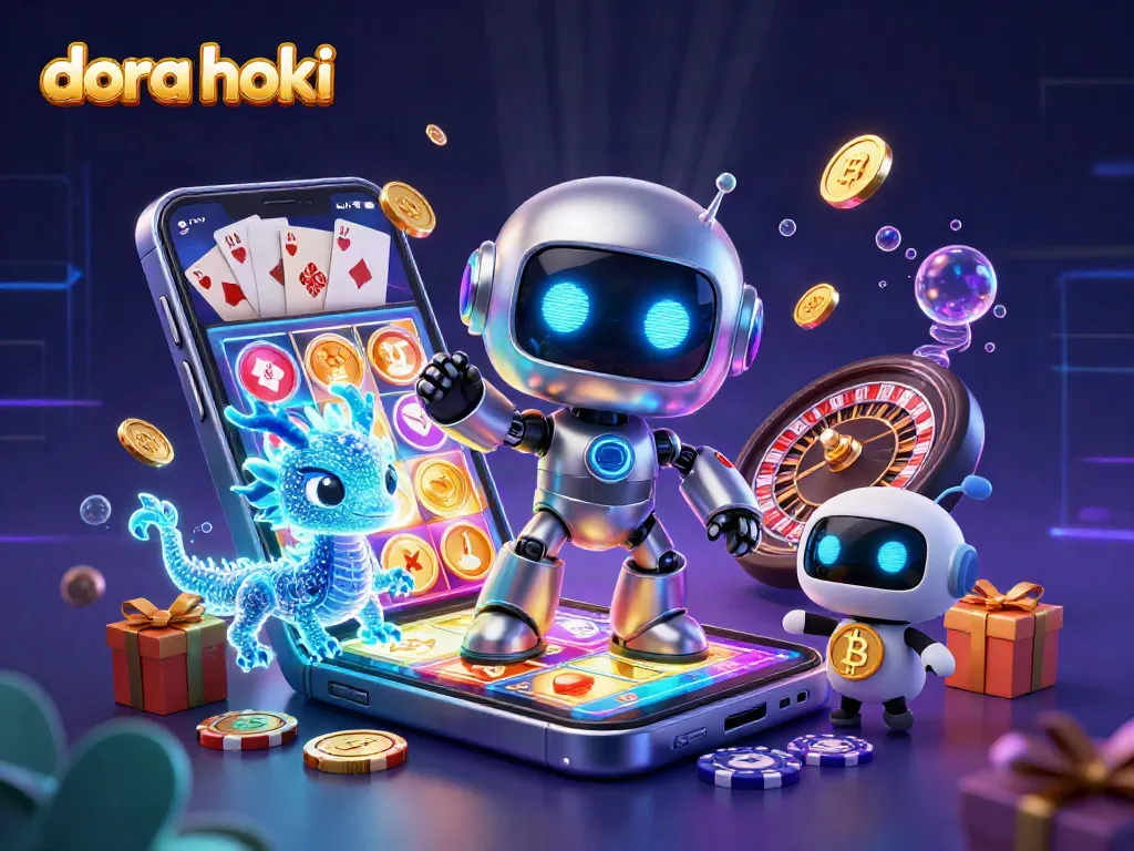 Dora hoki menyajikan permainan slot modern dengan tema futuristik dan karakter holografik interaktif.