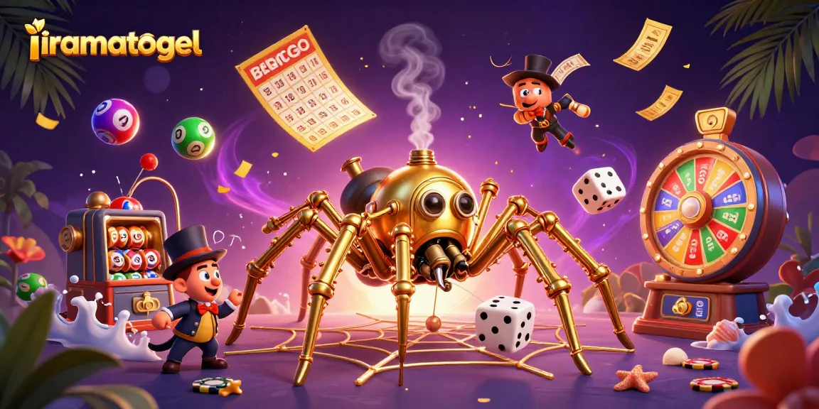Temukan iramatogel dengan bola lotere berwarna dan tiket emas di dunia yang penuh keberuntungan.