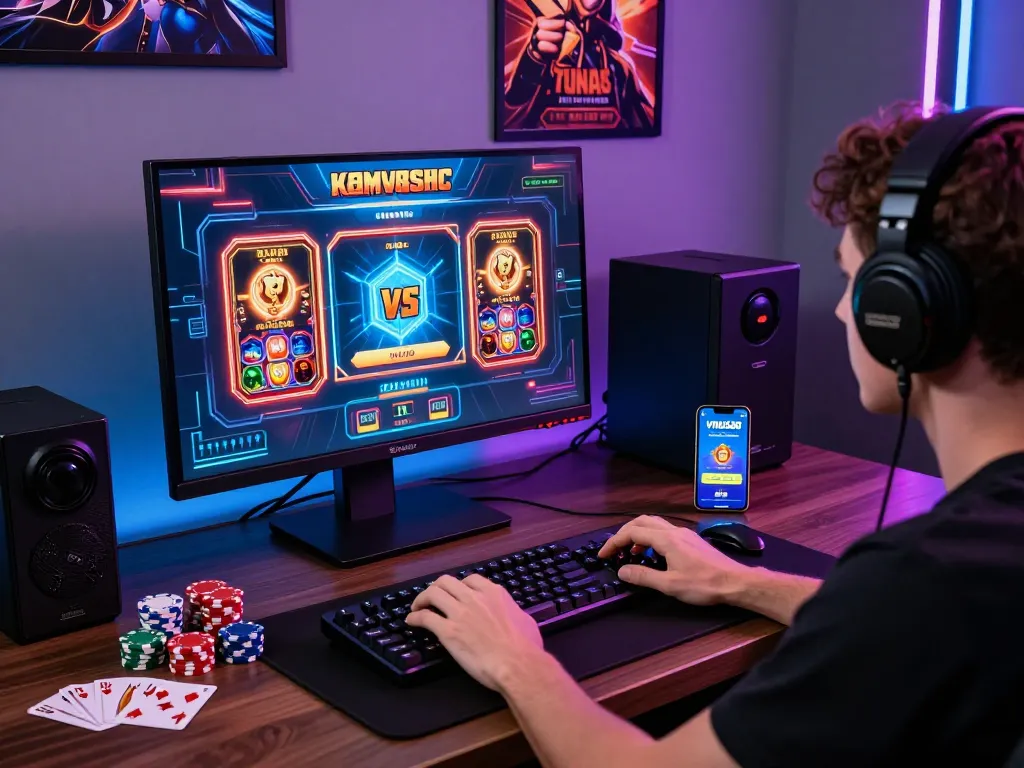 Rasakan keseruan slot online VIRUS88 dengan pengaturan permainan yang imersif dan suasana yang cerah.
