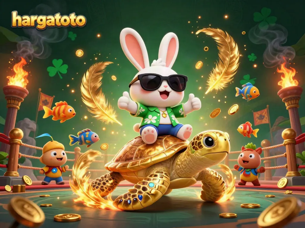 HARGATOTO mempersembahkan pengalaman bermain togel online yang seru dalam ilustrasi 3D kartun yang menarik.