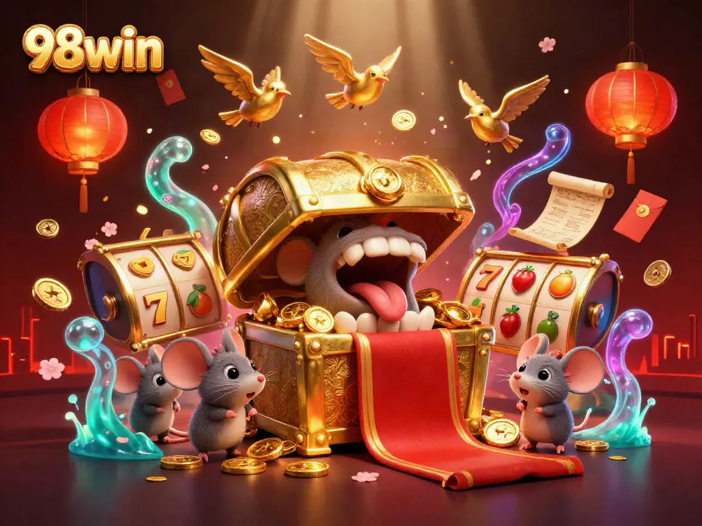 Engage with 98win's vibrant casino adventure featuring enticing treasures and thrilling games.