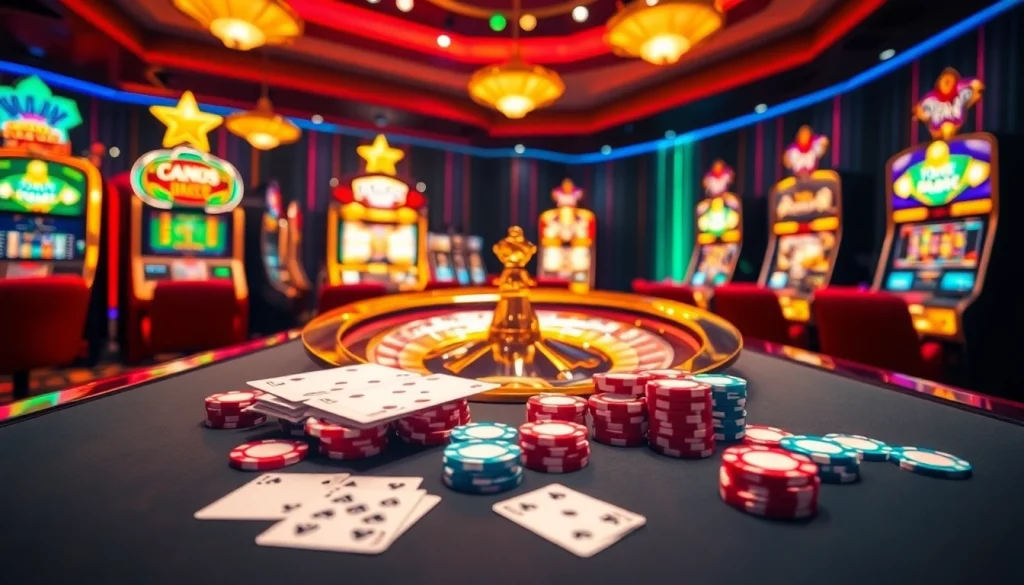 Experience thrilling gambling action at https://luck8com.host/ featuring poker chips and roulette games.