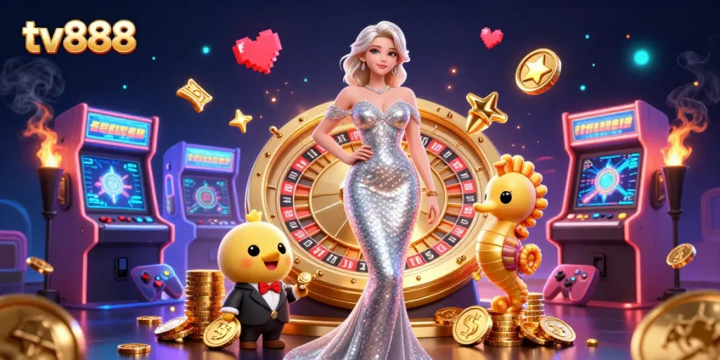 Experience thrilling gameplay with tv888 at the vibrant casino, featuring stunning visuals and endless entertainment.